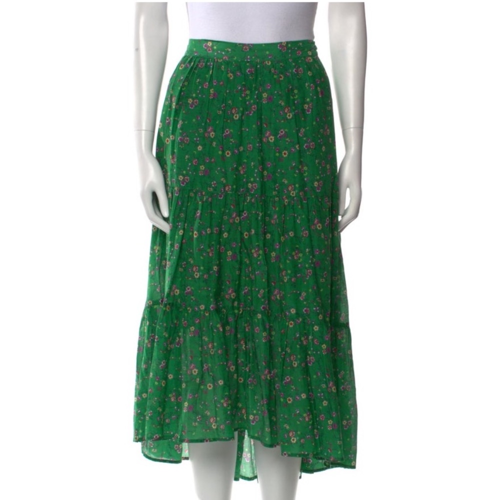 Xirena floral tiered skirt size large